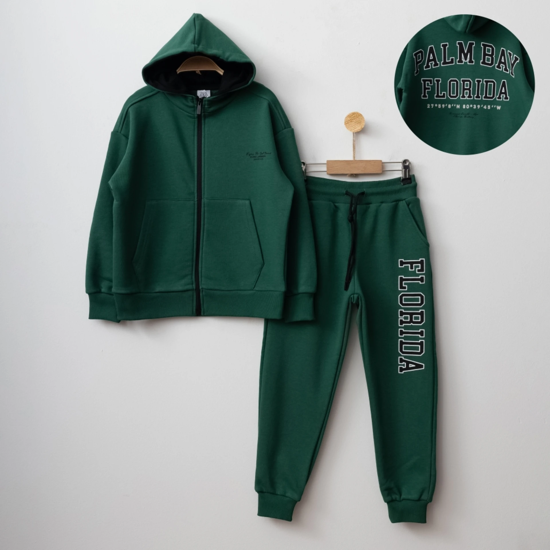 4-12 (5ad) FLORİDA 3 İPLİK ŞARDONSUZ FERMUARLI TK