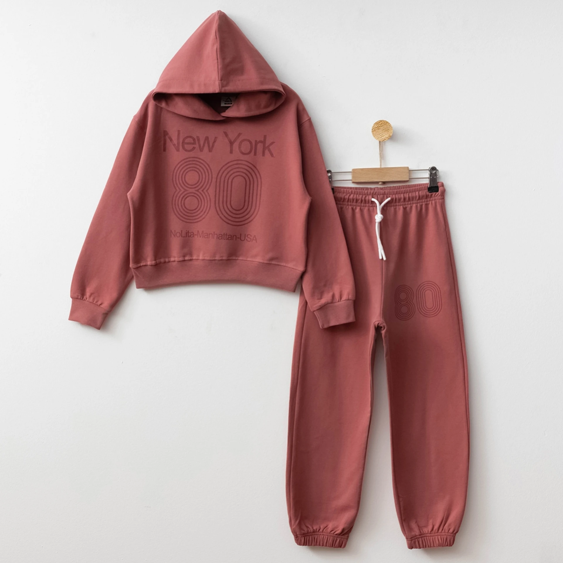 8-16 (5ad) NEWYORK 80 BASKI KAPŞONLU FIRÇALI TAKIM