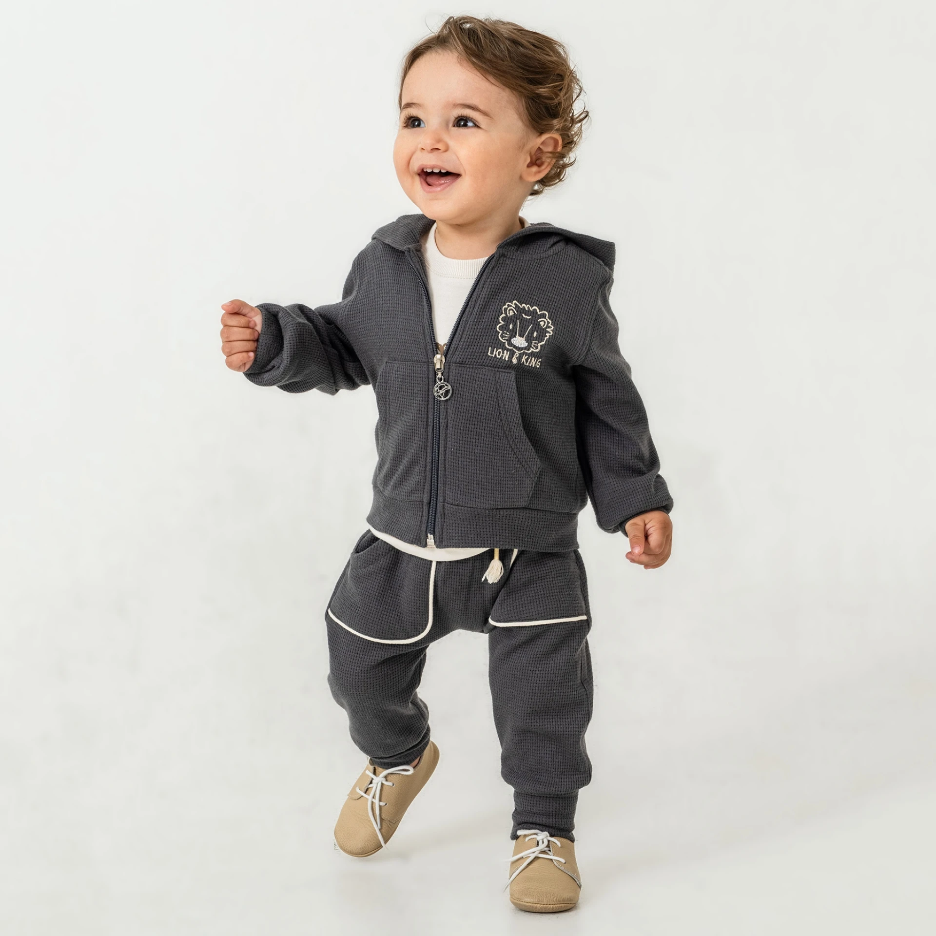 ASLAN NAKIŞ ŞALVARLI 3'LÜ TAKIM 