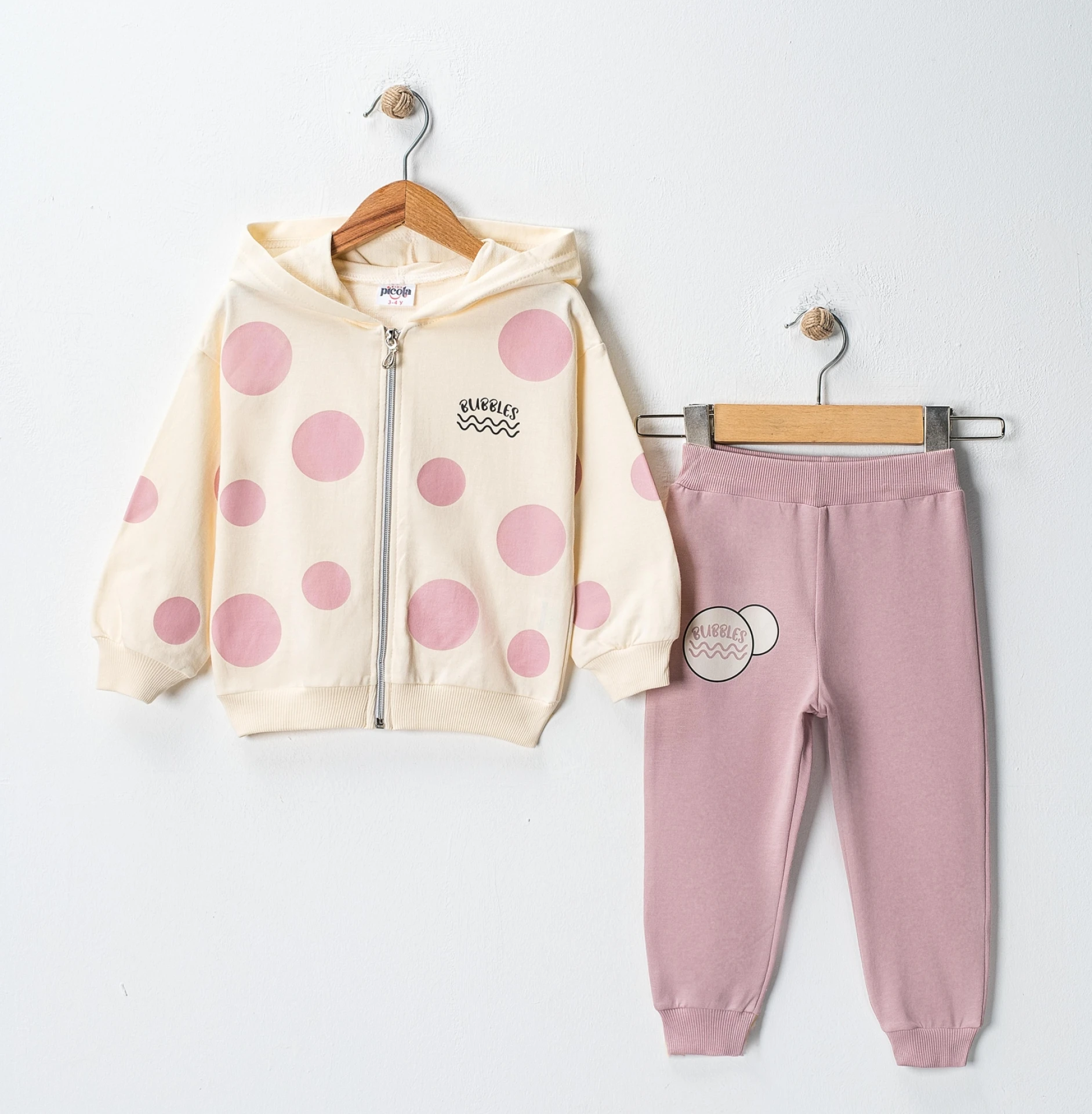 BUBBLES BASKILI İKİLİ EŞOFMAN TAKIM