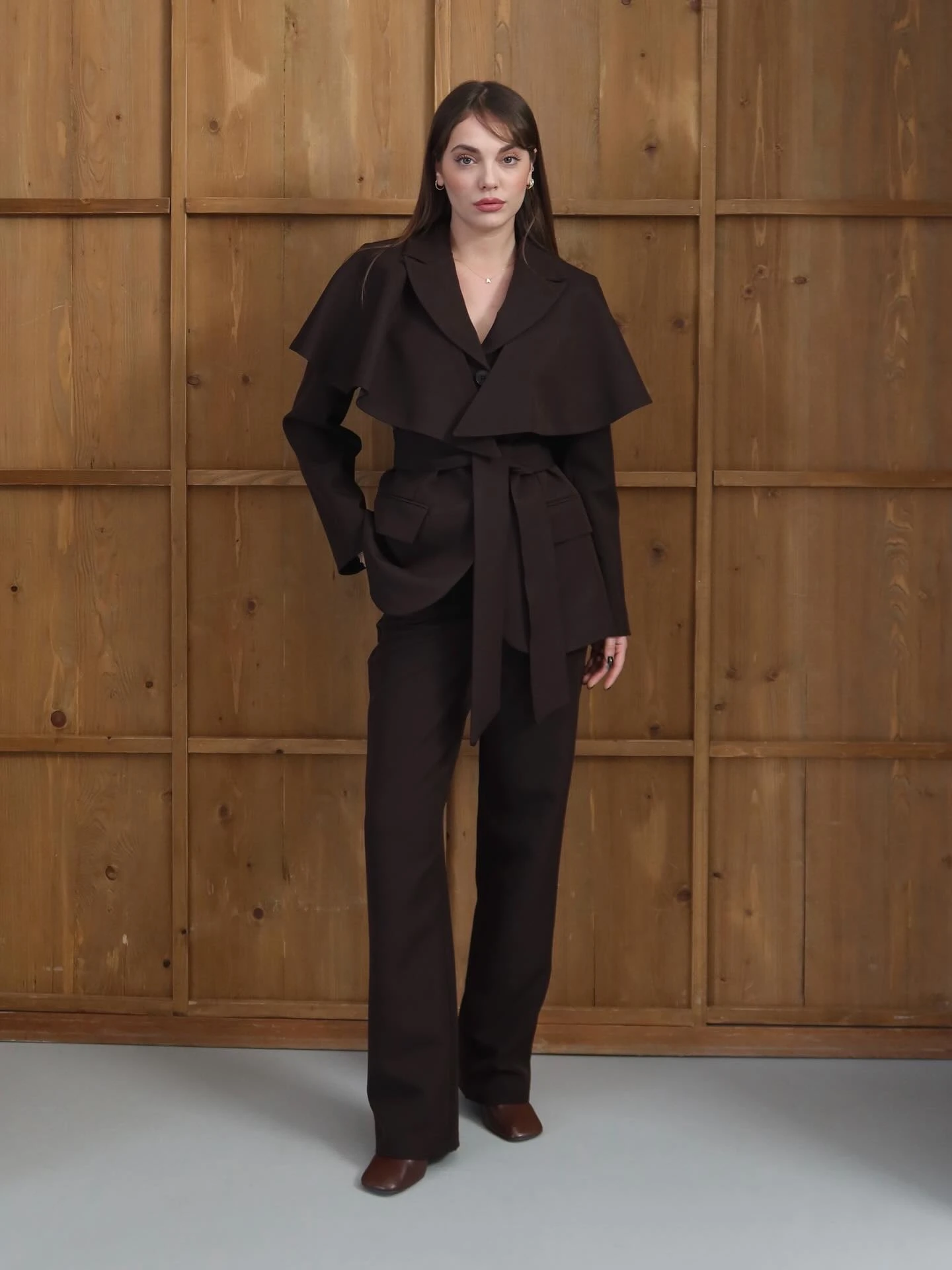 Ceket Detaylı Pantolon Takımı