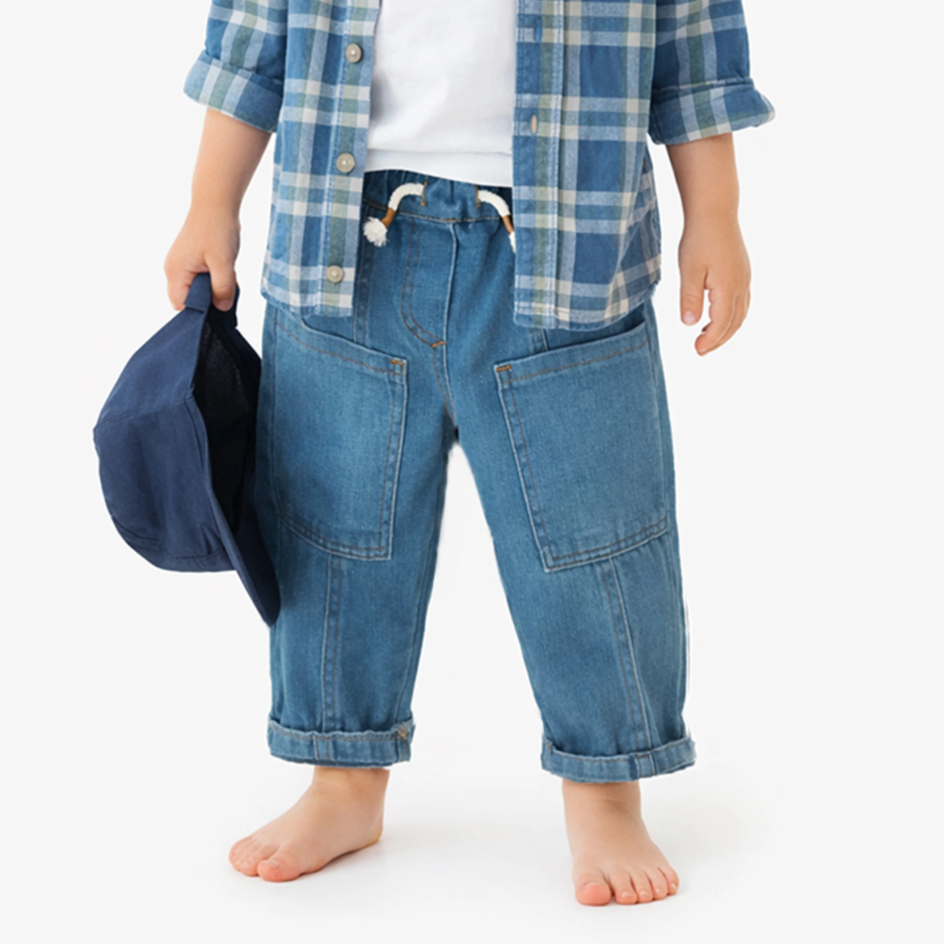 ERKEK ÇOCUK 1-4 YAŞ KOT PANTOLON 