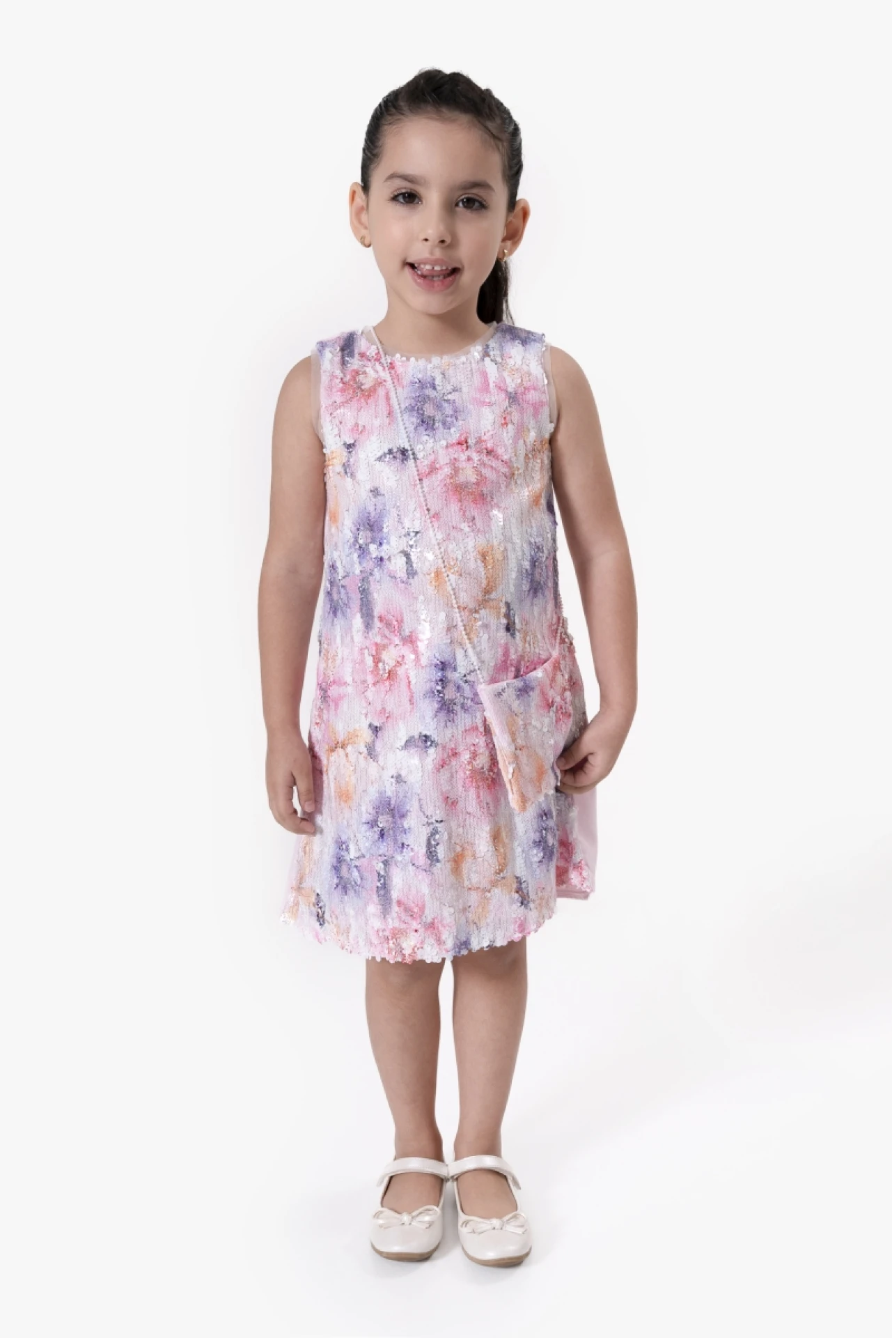 "FLORA" KIZ ELBİSE 2-3-4-5 YAŞ