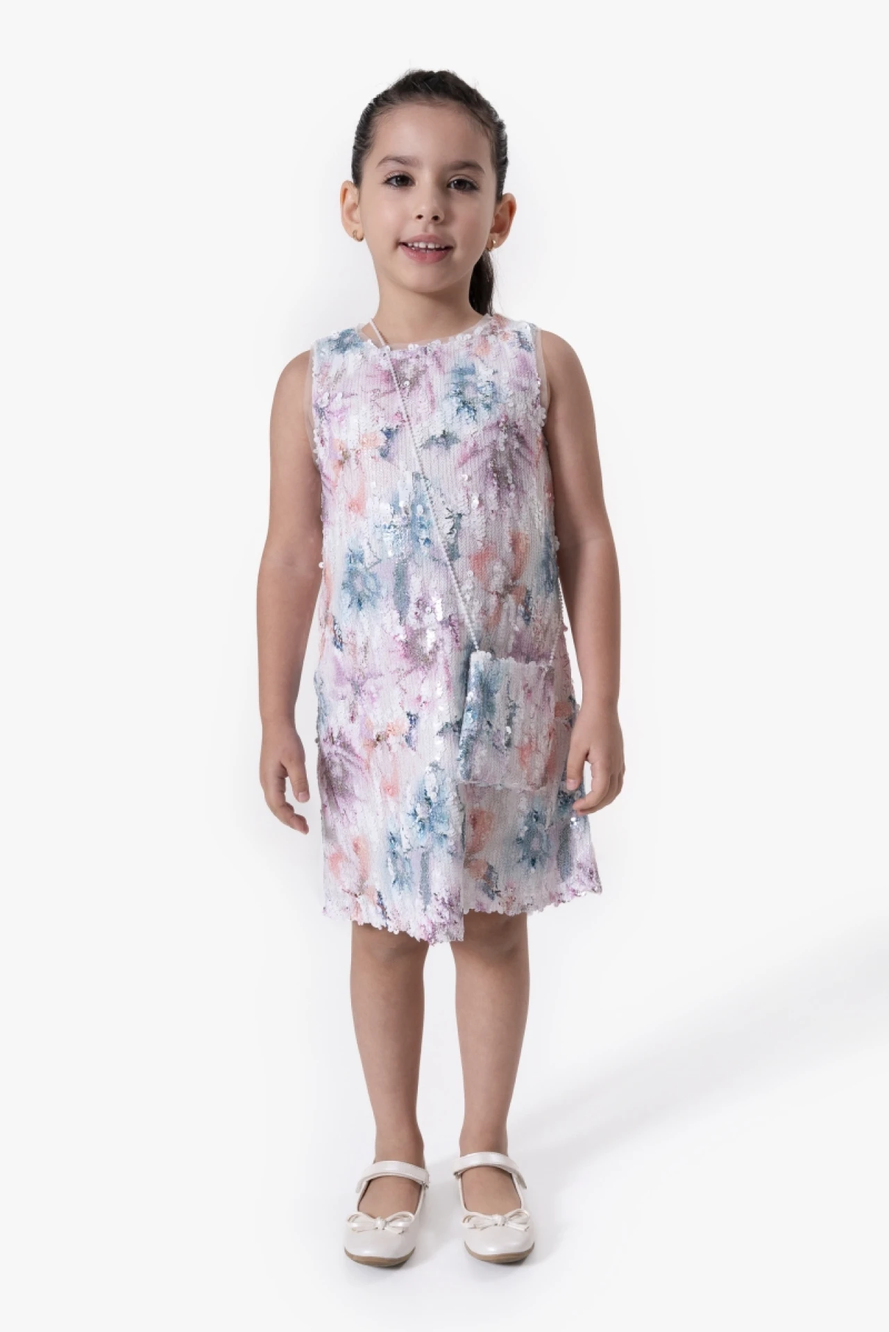 "FLORA" KIZ ELBİSE 6-7-8-9 YAŞ