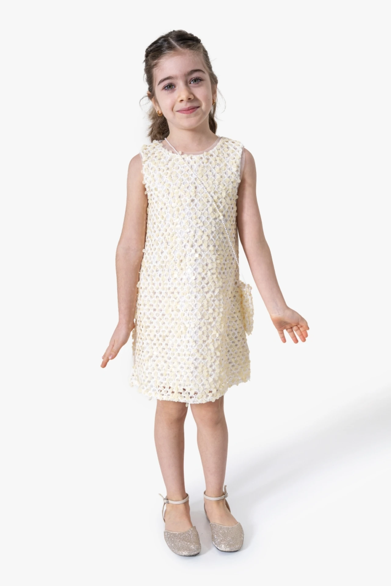 "HOLA" KIZ ELBİSE 2-3-4-5 YAŞ