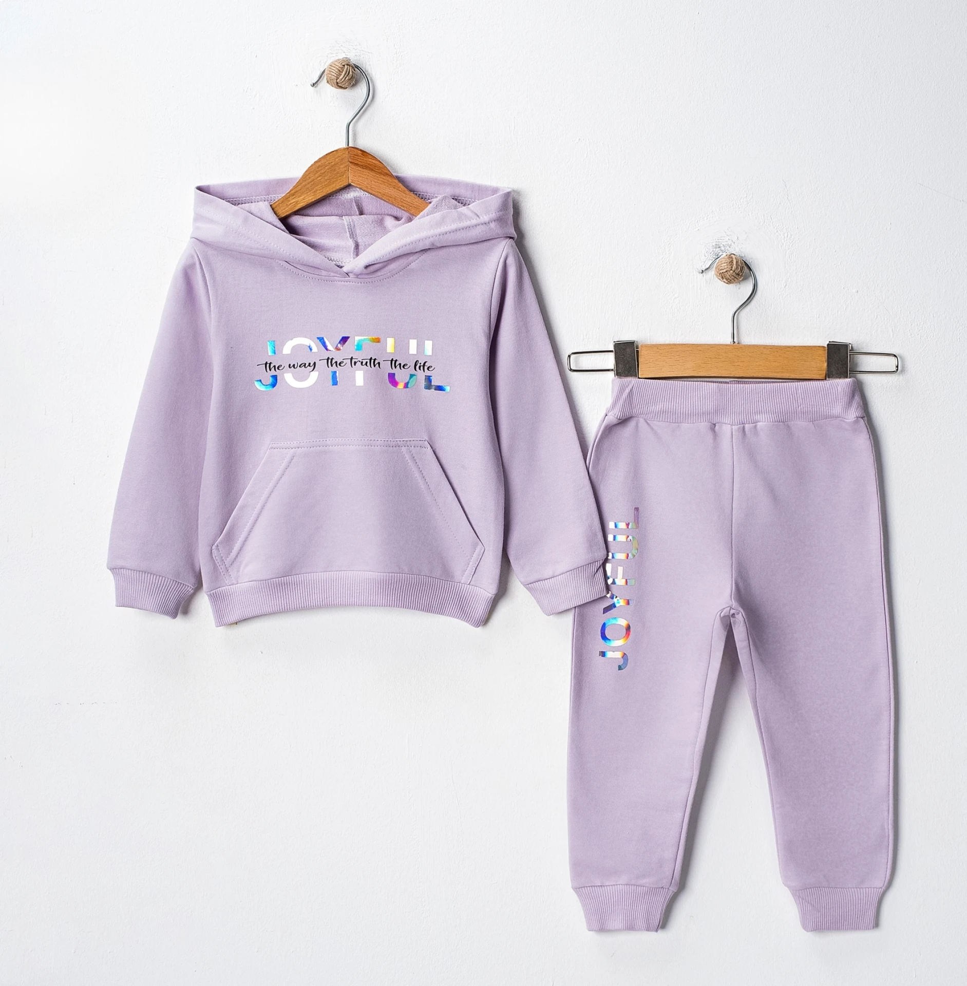 JOYFULL BASKILI İKİLİ EŞOFMAN TAKIM