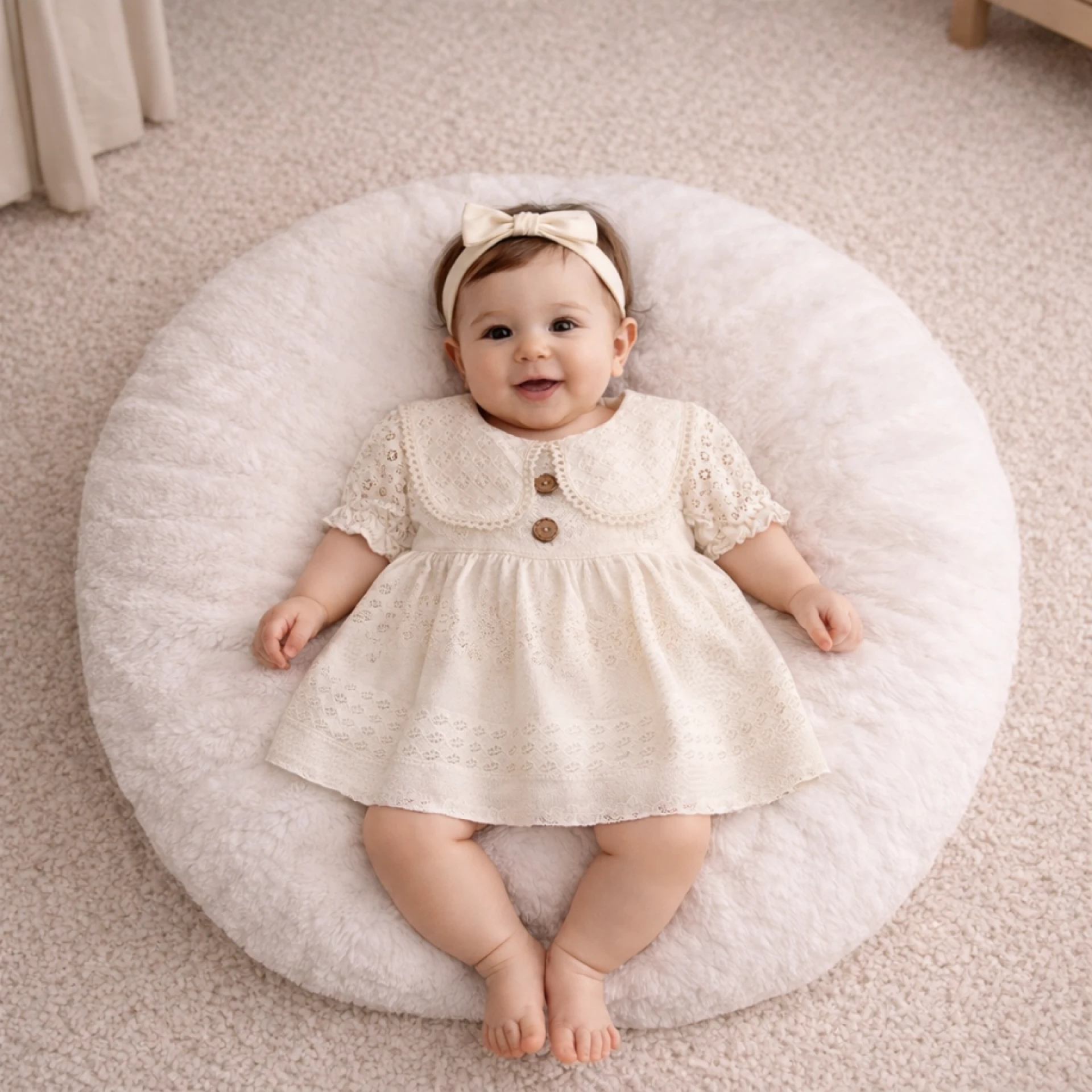 KIZ BEBEK 6-24 AY ELBİSE 