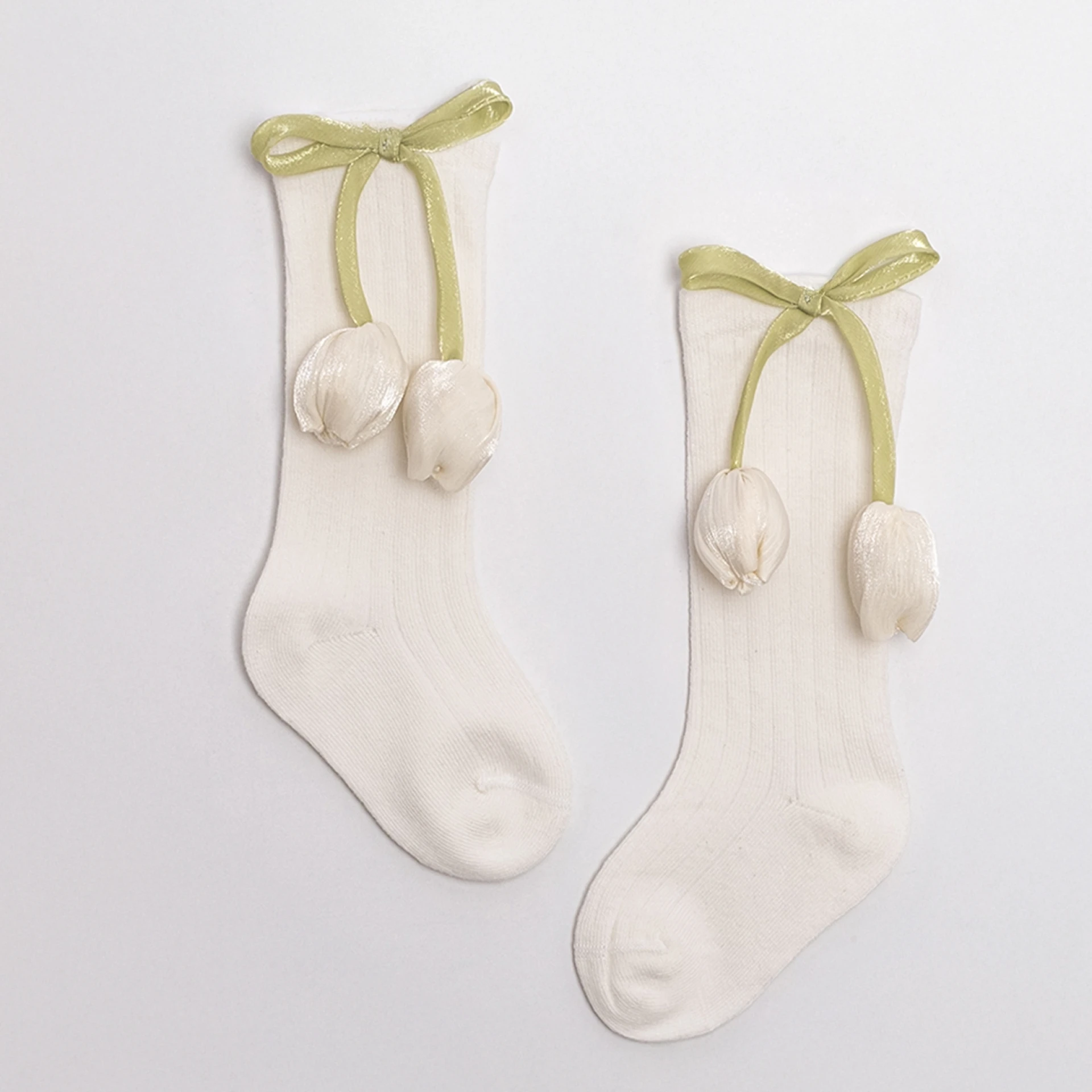 KIZ ÇORAP LALELİ 2/3-4/5 YAŞ