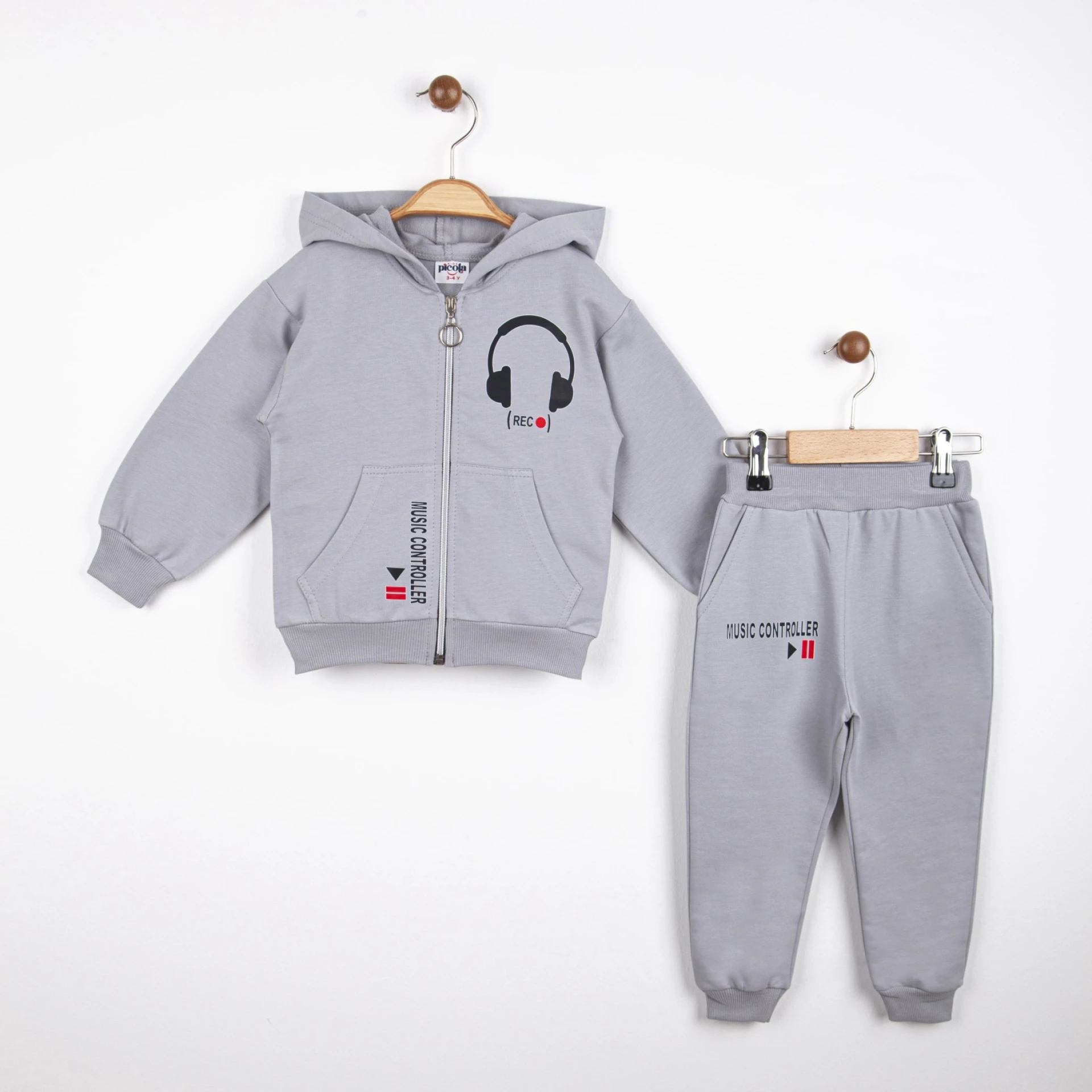 KULAKLIK BASKILI İKİLİ EŞOFMAN TAKIM