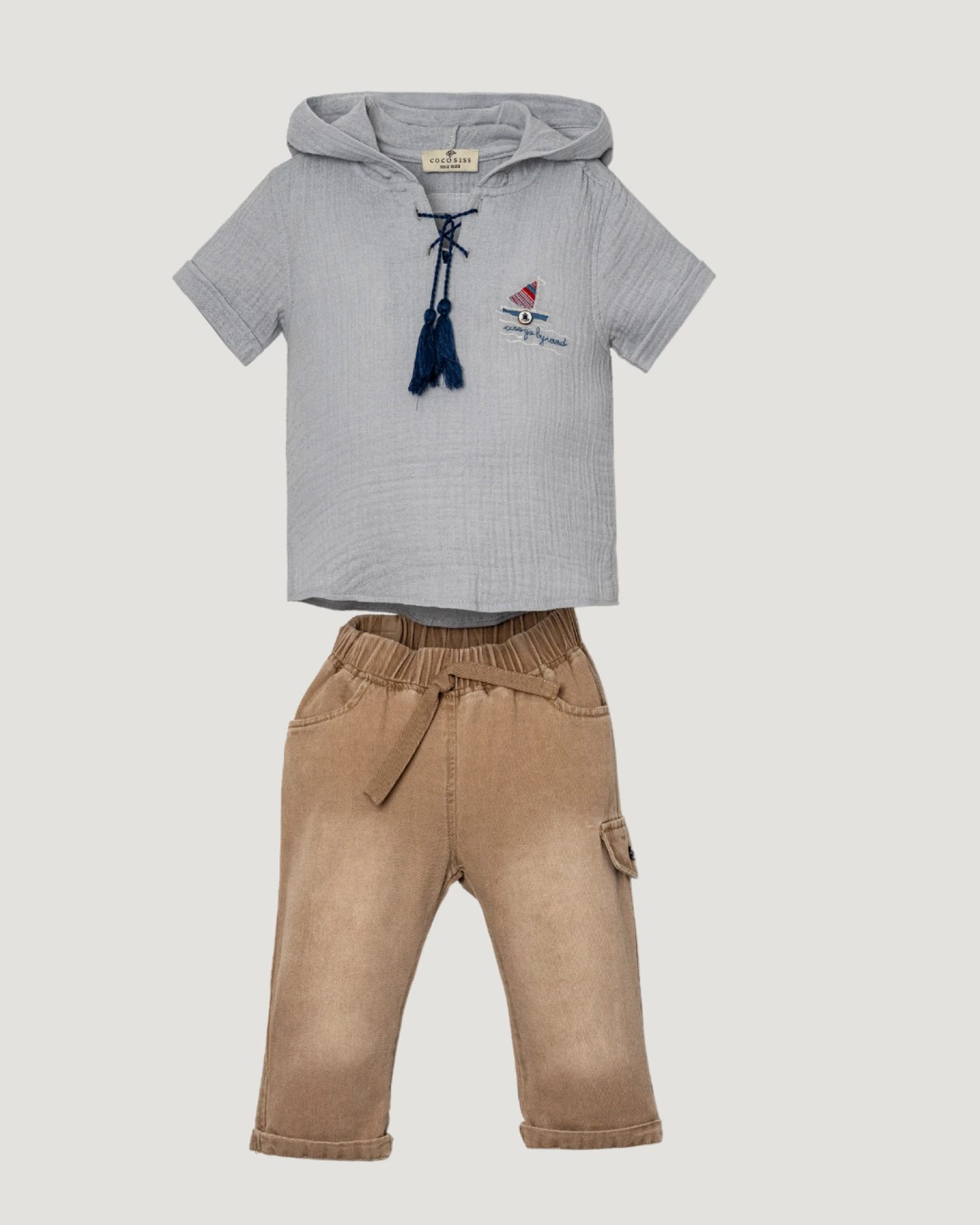 MARINA MÜSLİN GÖMLEK TAKIM 