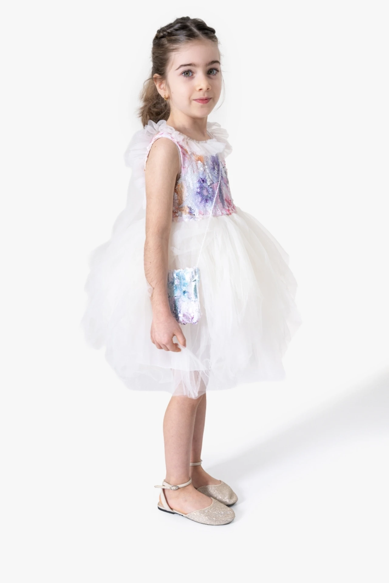 "MIUSA" KIZ ELBİSE 2-3-4-5 YAŞ