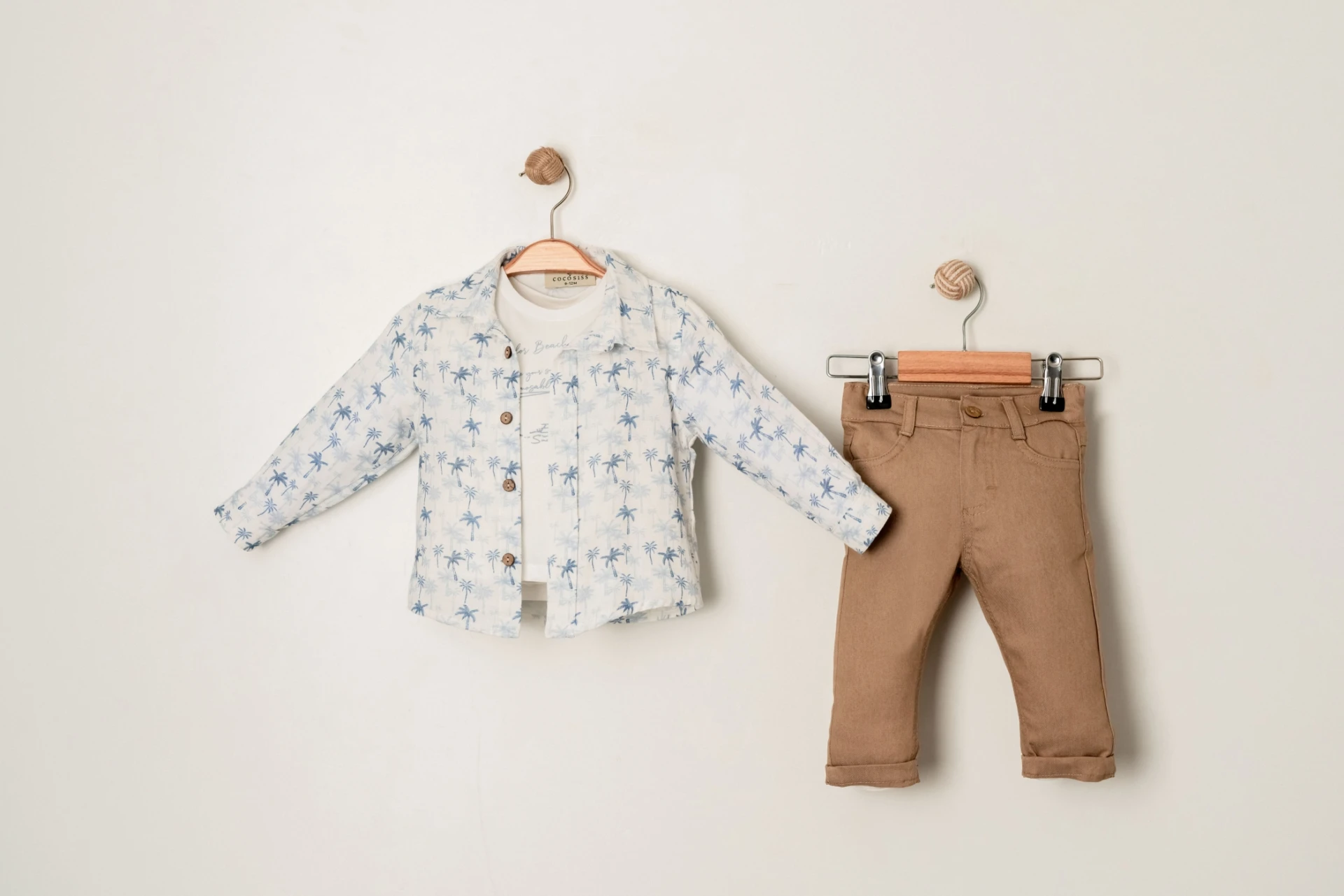 PALMİYE MÜSLİN GÖMLEK 3'LÜ TAKIM ERKEK