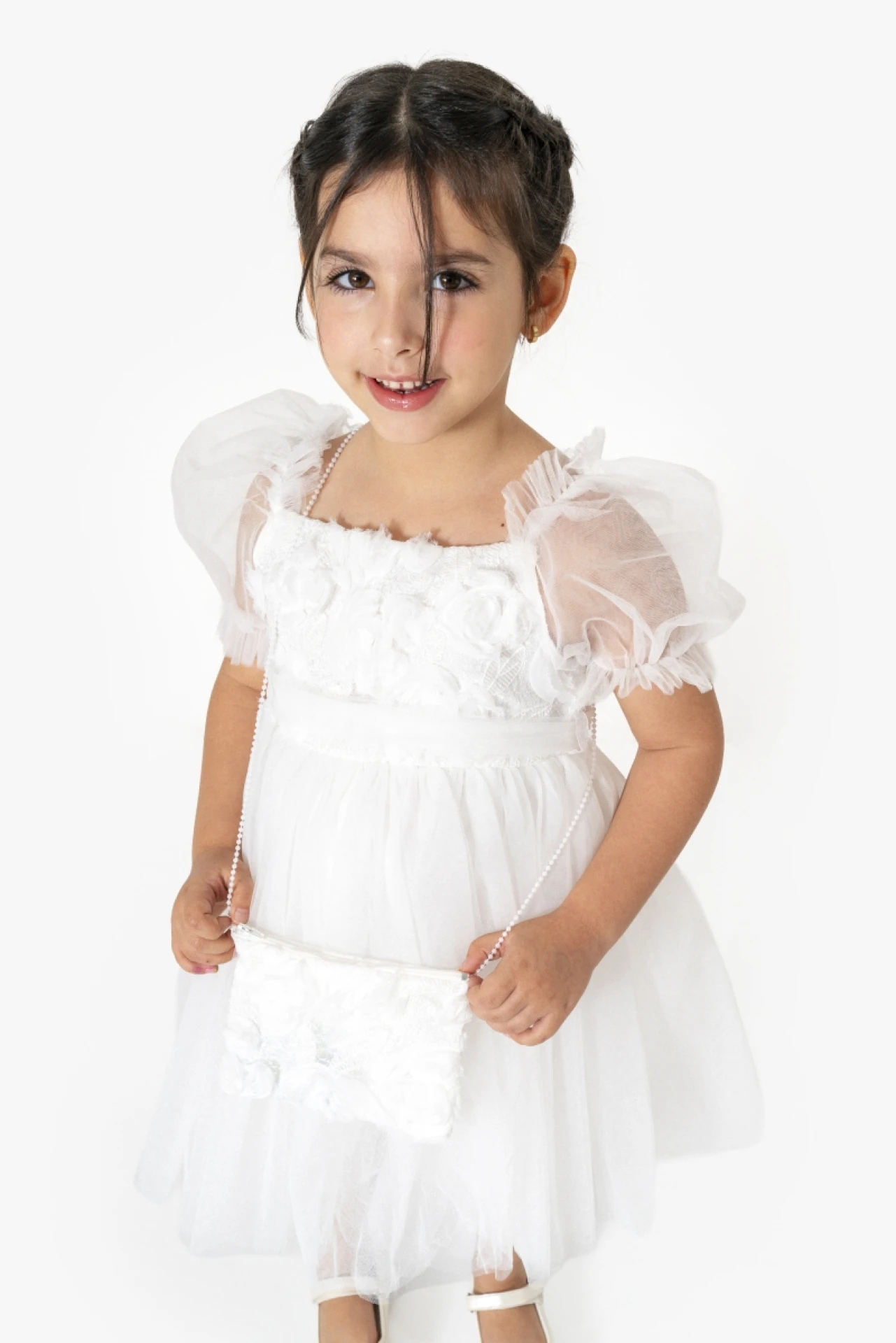 "ROSE" KIZ ELBİSE 6-7-8-9 YAŞ