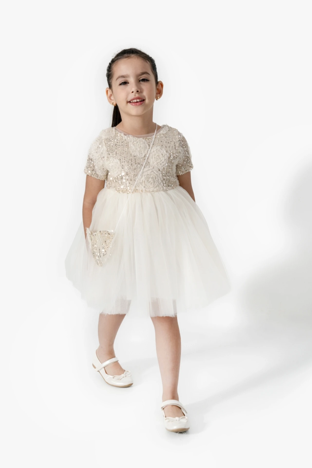 "STELLA" KIZ ELBİSE 2-3-4-5 YAŞ