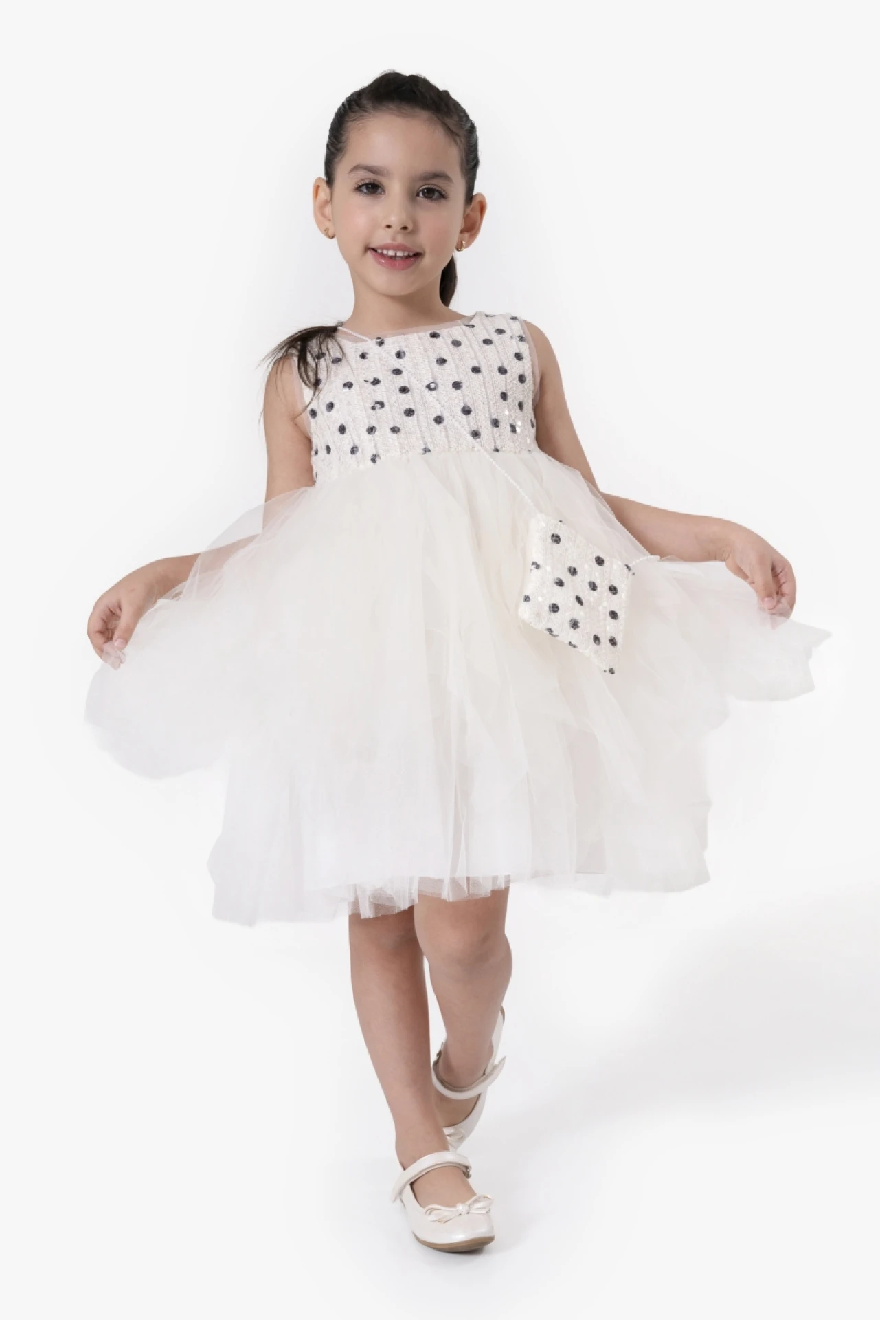 "SWAN" KIZ ELBİSE 2-3-4-5 YAŞ