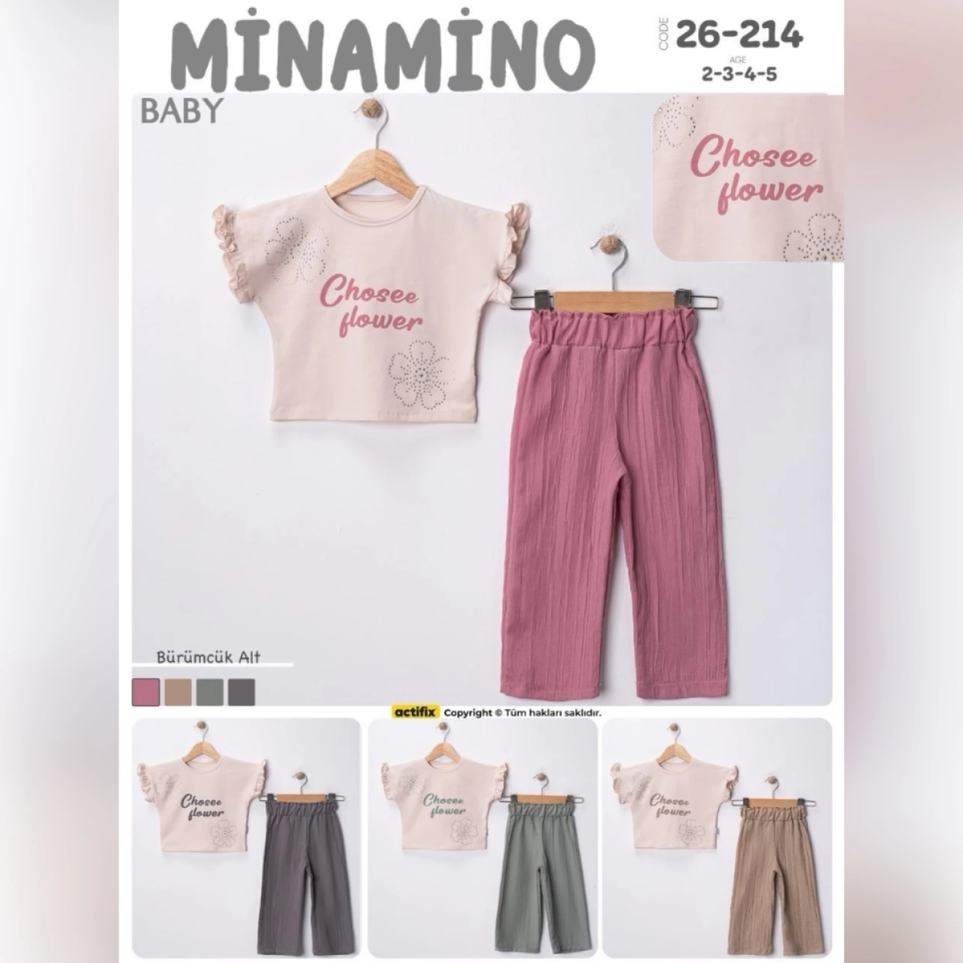 TAKIM CHOSEE BAS K.KOL MUSLIN PANT