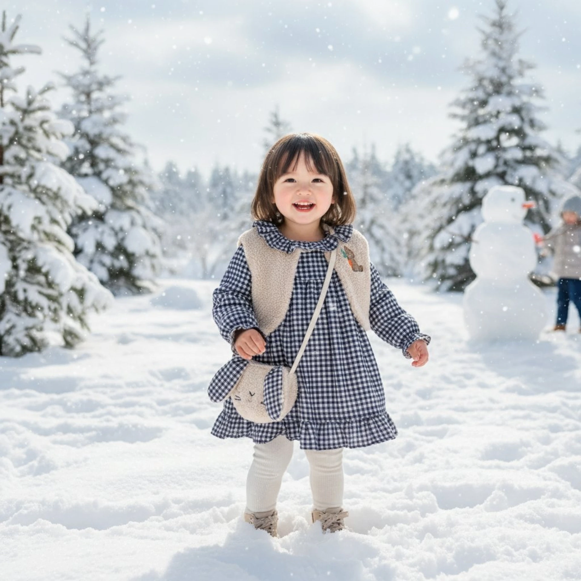 TAVŞAN ÇANTALI PÖTÜKARE ELBİSE 3'LÜ TAKIM