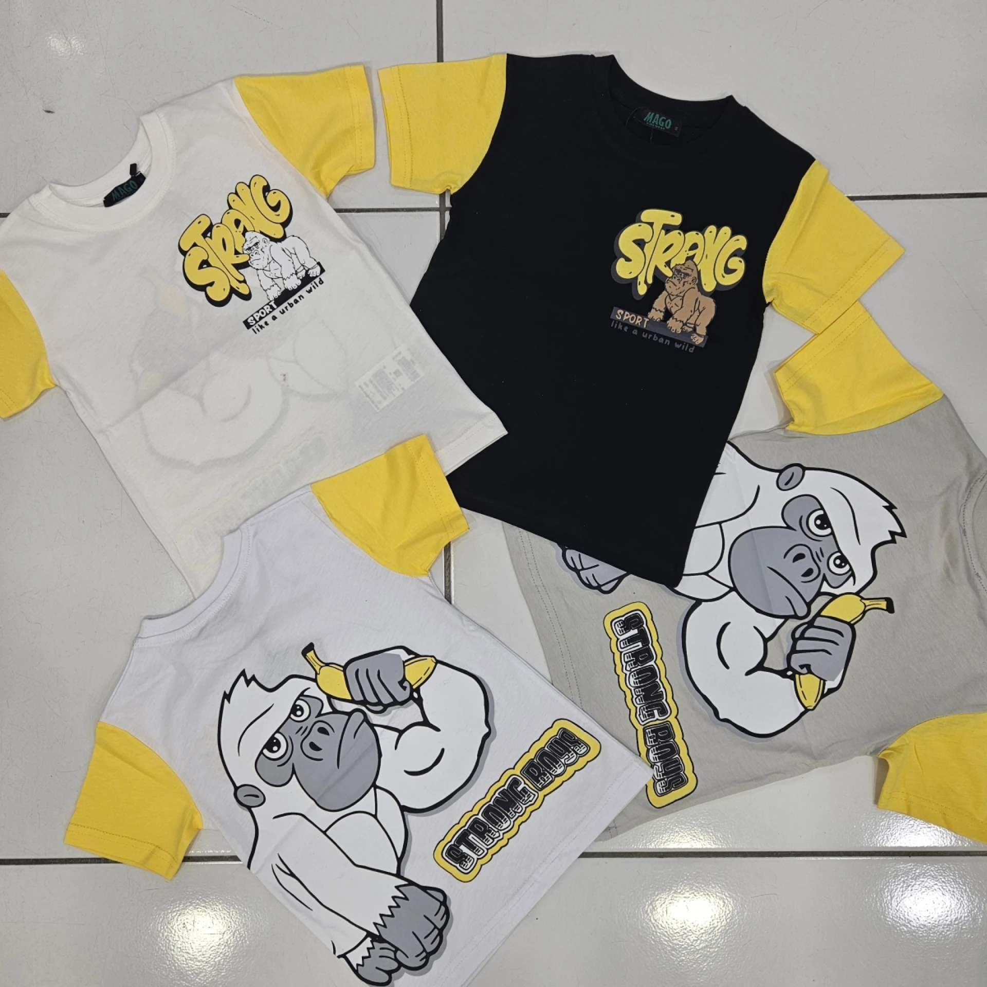 TSHIRT GORIL STRING BAS K.KOL