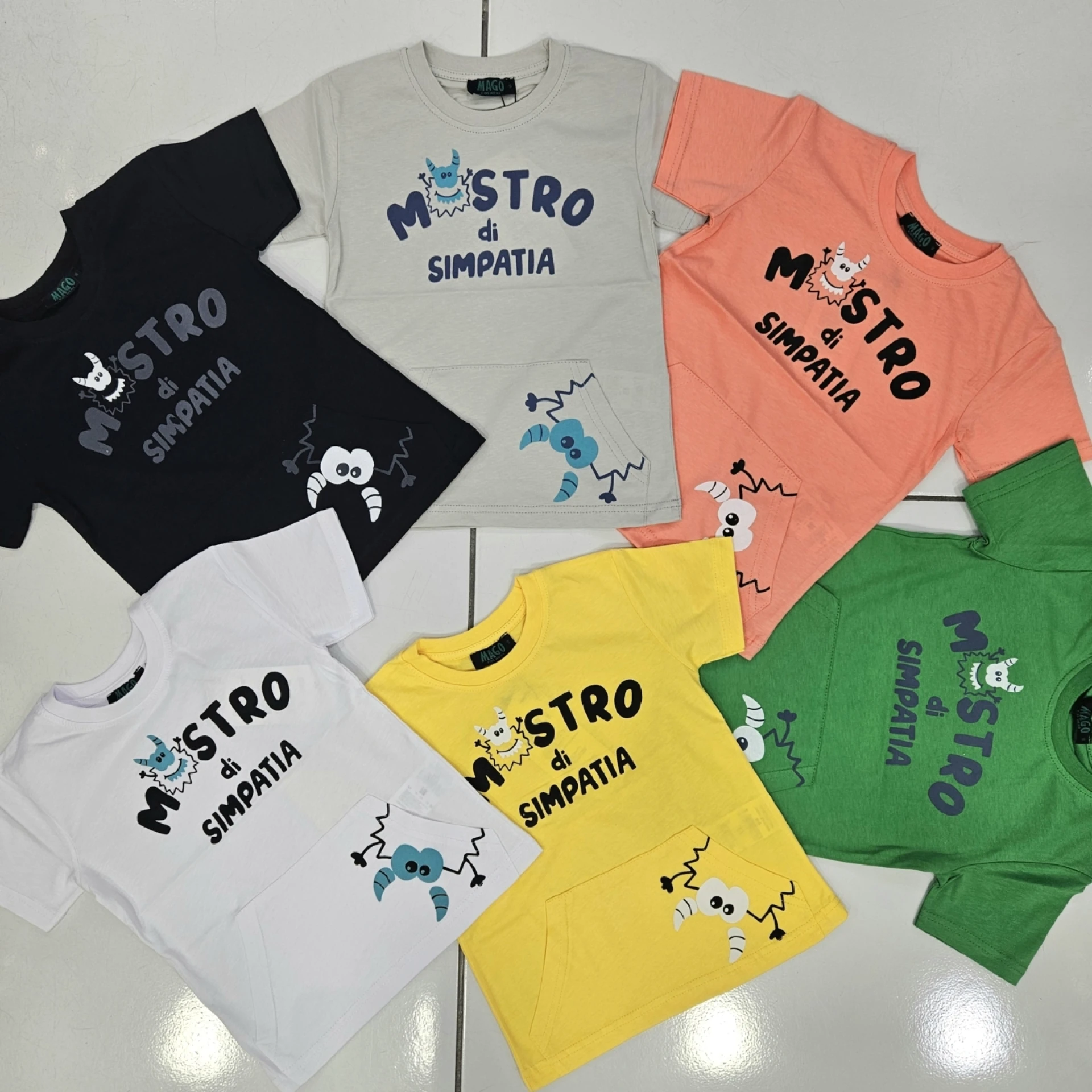 TSHIRT MOSTRO BASK. K.KOL