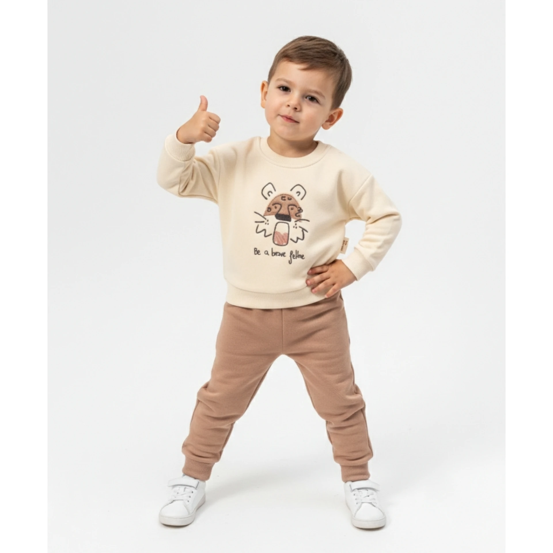 VOVİDO ERKEK 9-24 AY KAPLAN NAKIŞLI 2Lİ TAKIM