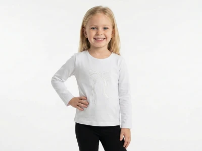 1/6 YAŞ 30/1 KOMPAK Fiyonk Baskılı Kız Çocuk Okulluk Bluz