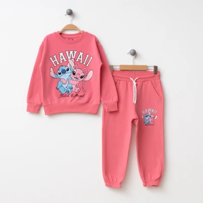 3-10 (5ad) HAWAİİ STİTCH KIZ FIRÇALI TAKIM