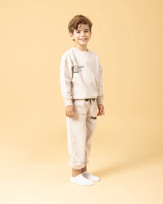 4-12 (5ad) ART THİNKER FIRÇALI EŞOFMAN TK