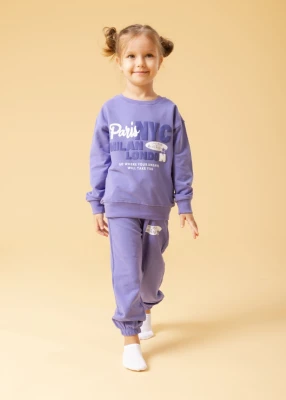 4-12 (5ad) BEST LİFE KIZ FIRÇALI EŞOFMAN TK