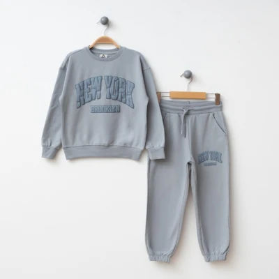 4-12 (5ad) NEWYORK ERKEK FIRÇALI EŞOFMAN TK