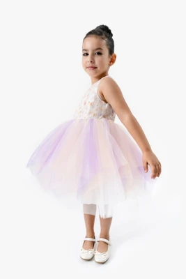 "ALYA" KIZ ELBİSE 6-7-8-9 YAŞ