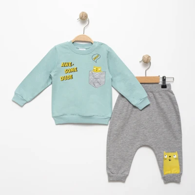 AWESOME BASKILI İKİLİ EŞOFMAN TAKIM