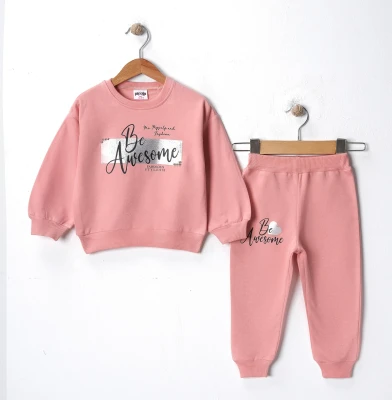 BE AWASOME BASKILI İKİLİ EŞOFMAN TAKIM