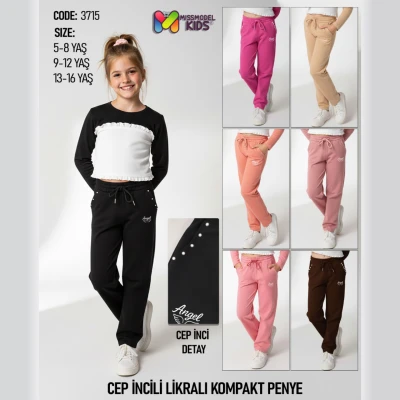 Cep İnci Detaylı Likralı Kompakt Penye Takım