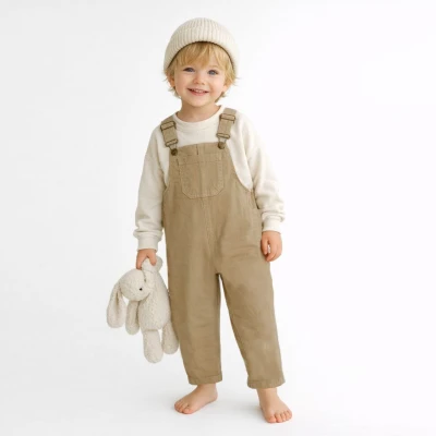 ERKEK ÇOCUK 1-4 YAŞ HAM RENKLİ SALOPET 