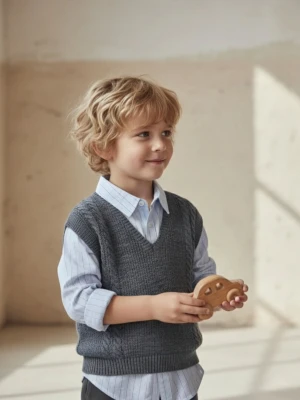 Füme Yelekli Gömlek