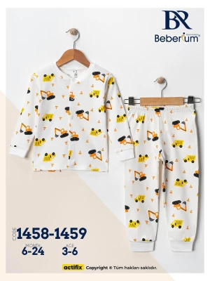 İnşaat Temalı Pijama Takımı