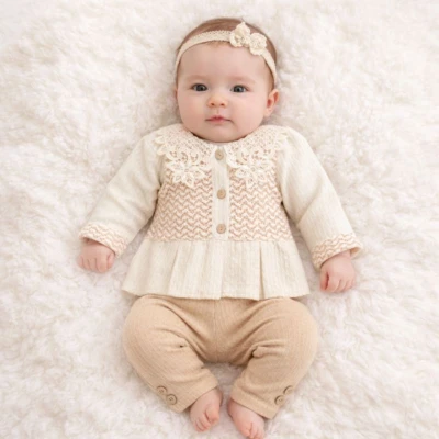 KIZ ÇOCUK 6-24 AY KETEN İKİLİ TAKIM 