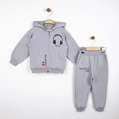 KULAKLIK BASKILI İKİLİ EŞOFMAN TAKIM