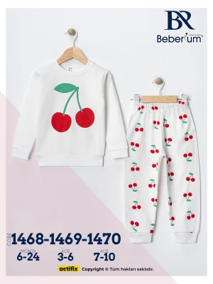 Kiraz Desenli Çocuk Takımı