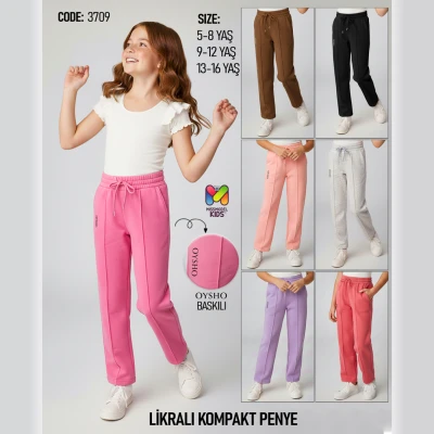 Likralı Kompakt Penye Eşofman Altı