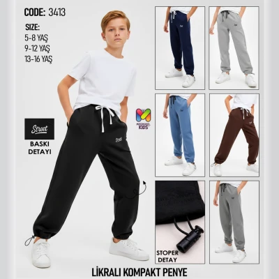 Paça Stoperli Likralı Kompakt Penye Eşofman