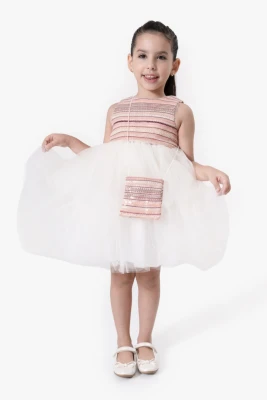 "SALLY" KIZ ELBİSE 2-3-4-5 YAŞ