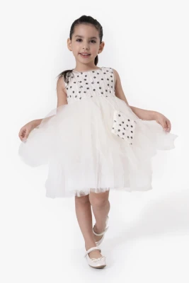 "SWAN" KIZ ELBİSE 2-3-4-5 YAŞ