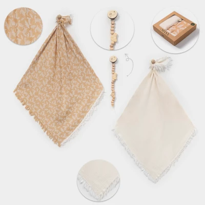 UNİSEX 110*120 CM KUTULU MÜSLİN BATTANİYE 