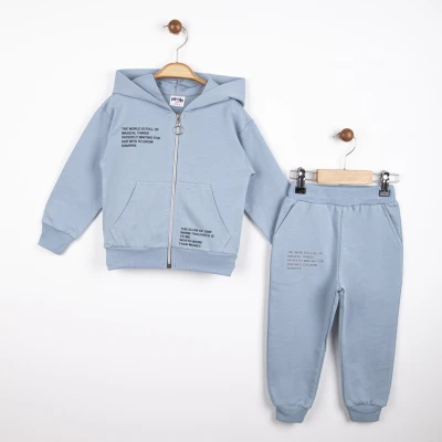 YAZILI BASKILI İKİLİ EŞOFMAN TAKIM