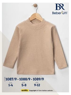 Yumuşak Dokulu Kışlık Çocuk Tişörtü